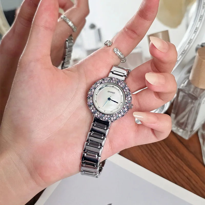 New Women'S Wristwatch, Round Watch, Simple Style, Fashionable And Luxurious Quartz, Stylish Watch Gift For Women, Women'S Gift.