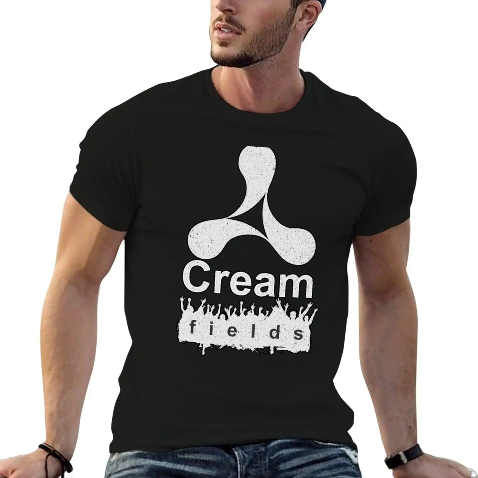 

creamfields festival T-Shirt t shirt custom print man tshirt t shirts for man graphic tees T-Shirt