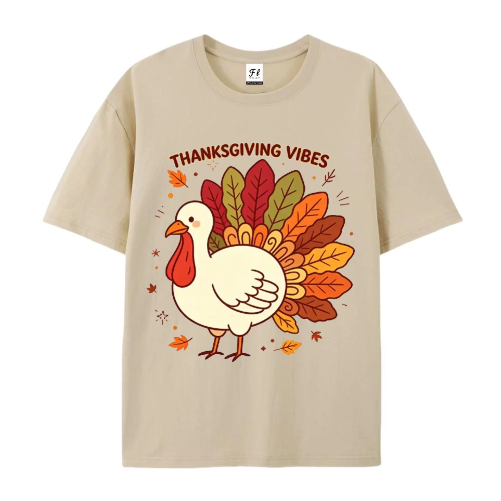 Women Thanksgiving T Shirt Cute Turkey Graphic Print Short Sleeve Casual Fall Autumn Top Thanksgiving Day Family Party Outfit
