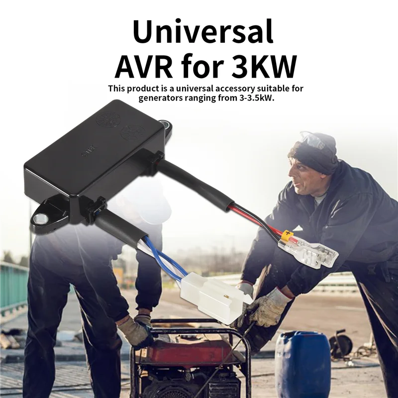 

AF89-Generator Auto Voltage Regulator Universal AVR For 3KW 3.5KW Generator Replacement