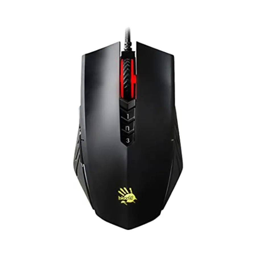

Bloody A70x Optical Gaming Mouse with Light Strike LK Switch Scroll - Fully Programmable and Advance Macros in Matte Black
