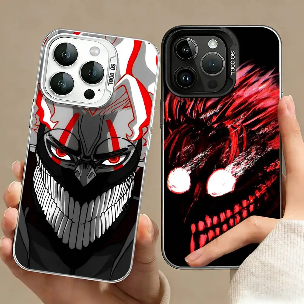 

D-DAN-DD O-Okarun Phone Case For iPhone 17,16,15,14,13,12,11 Plus,Pro Max,XS,Colored silver phone case