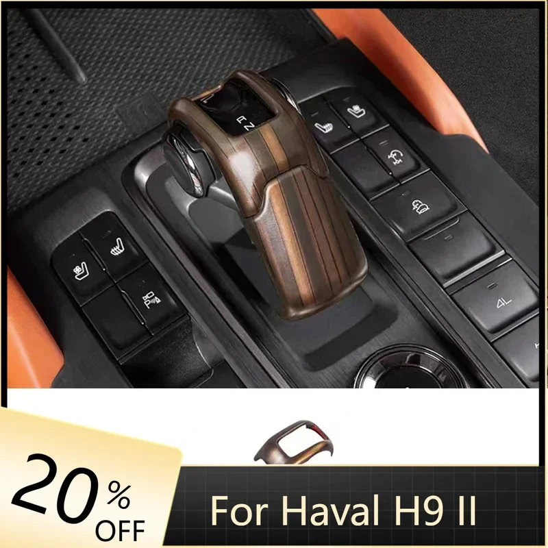 

Ручка переключения передач из АБС-пластика, накладка на ручку, светодиодные аксессуары для GWM Haval Great Wall H9 2024 2025