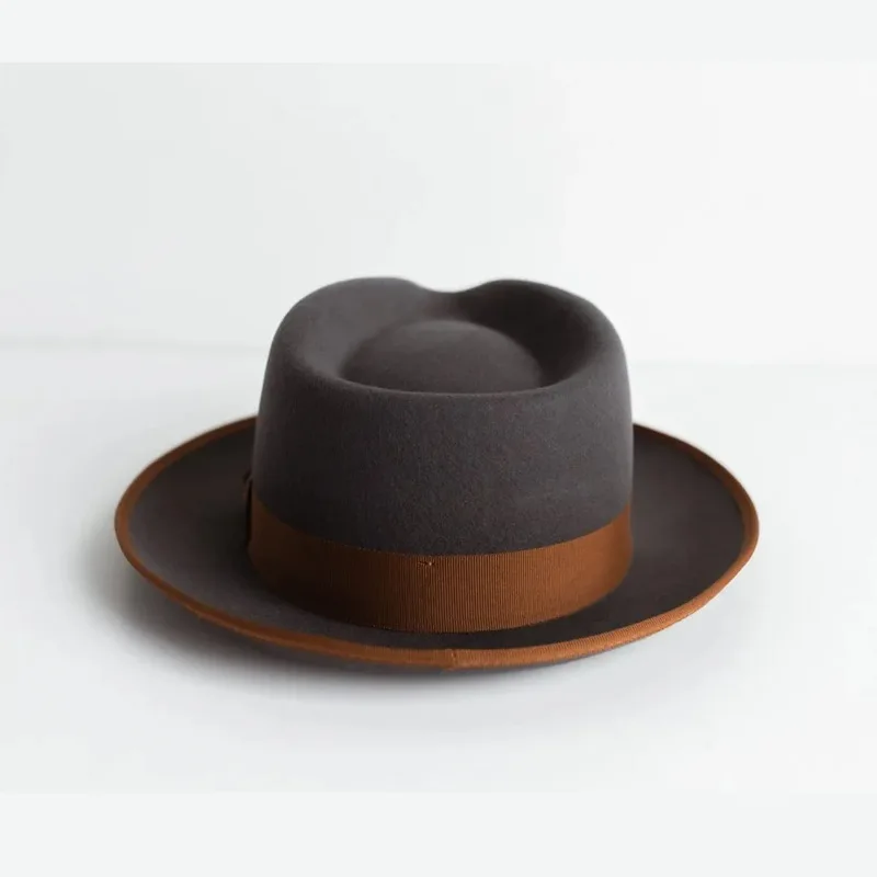 French-Style Wool Felt Hat, New Autumn and Winter Wool Hat, Versatile Pure Wool Felt Hat