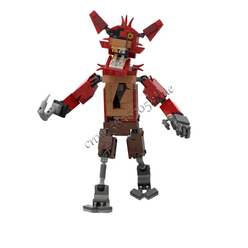 341 PCS Freddy's Foxy MOC Customize Famous Game Characters Series IRyS Sets DIY Creative Assembly Toys Kids Gifts Collection