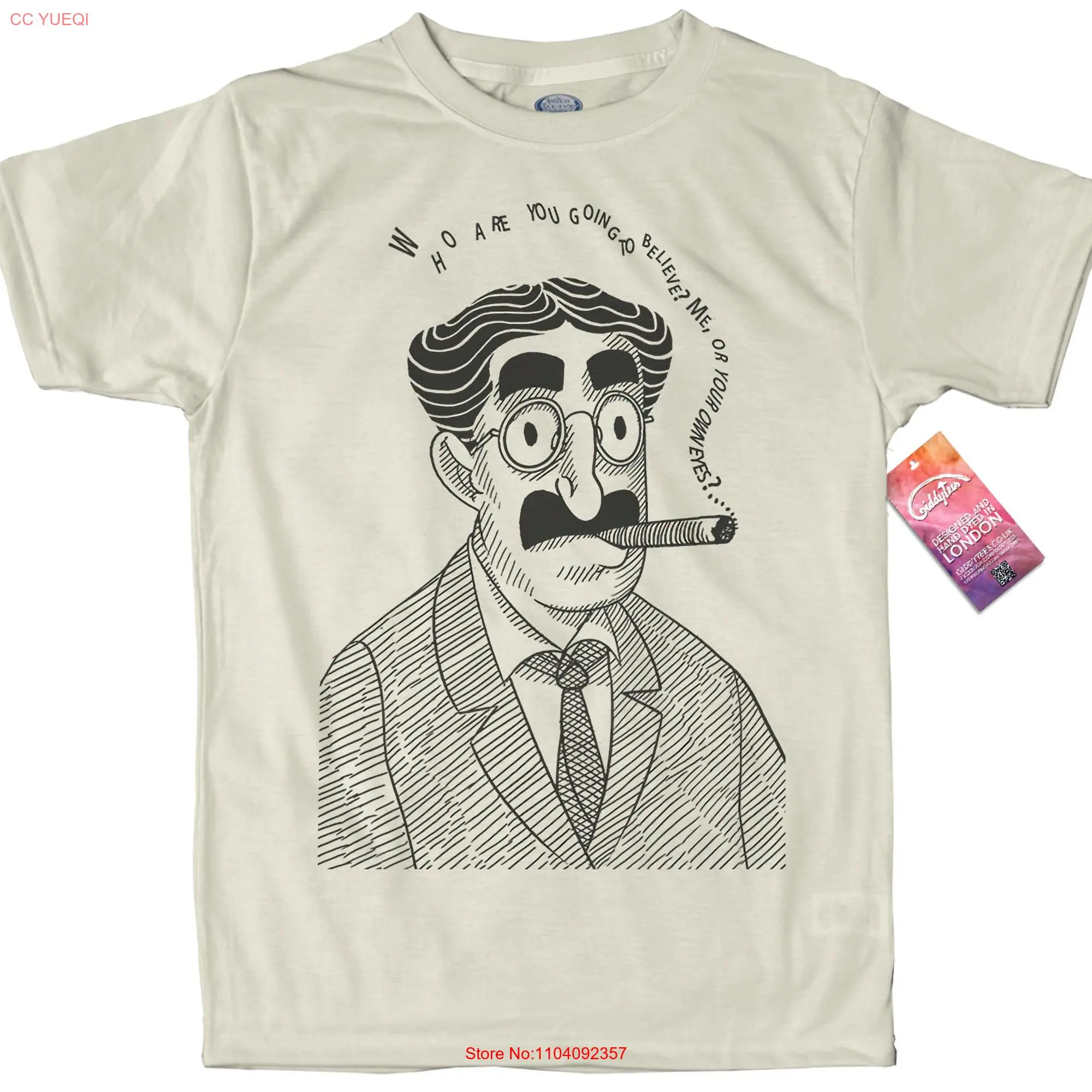 Groucho Marx T shirt long or short sleeves