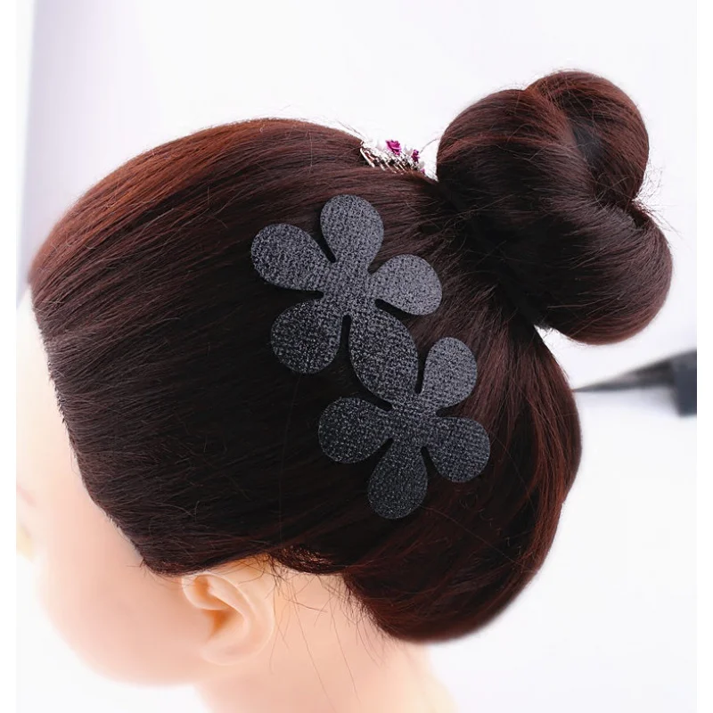 

Black Knot Hair Sticker Adult Child Magic Sticky Hair Accessories No Trace Flyaway Patch Hair Decorations
