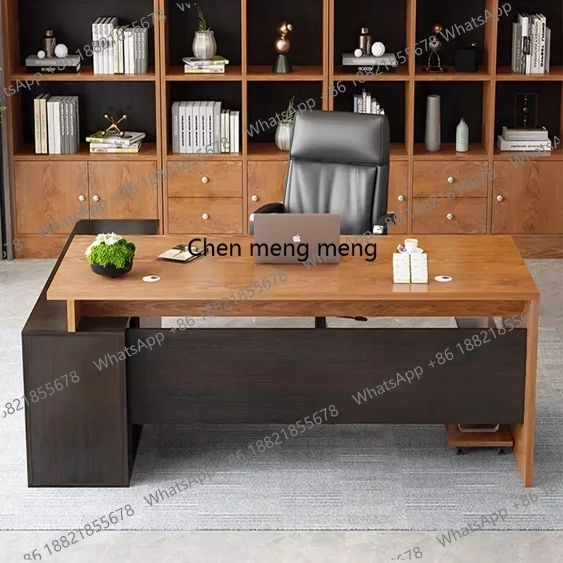 z5556Minimalist Height Adjustment Study Corner Desk Office Desk Executive Auxiliary Multifunctional Executive Ufficio Home Furni