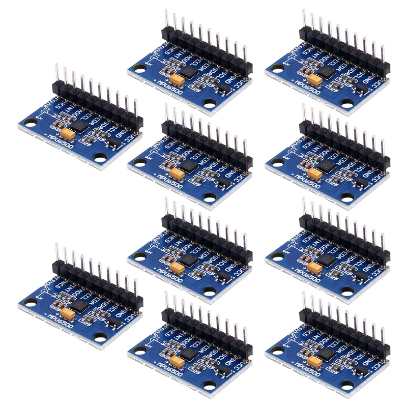

10 шт. MPU6500 гироскоп-акселерометр сенсорный модуль 6-осевой GY-6500 сенсорный модуль IIC протокол связи