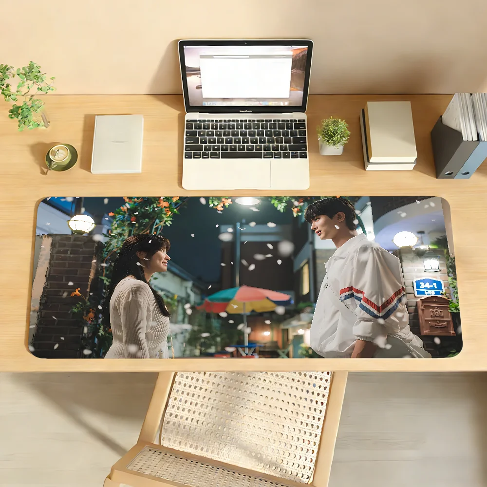 TV Lovely Runner Mouse Pad Non-slip Locking Edge DeskMat PC Laptop Accessories Rubber Office Keyboard Large Game XXL Carpet