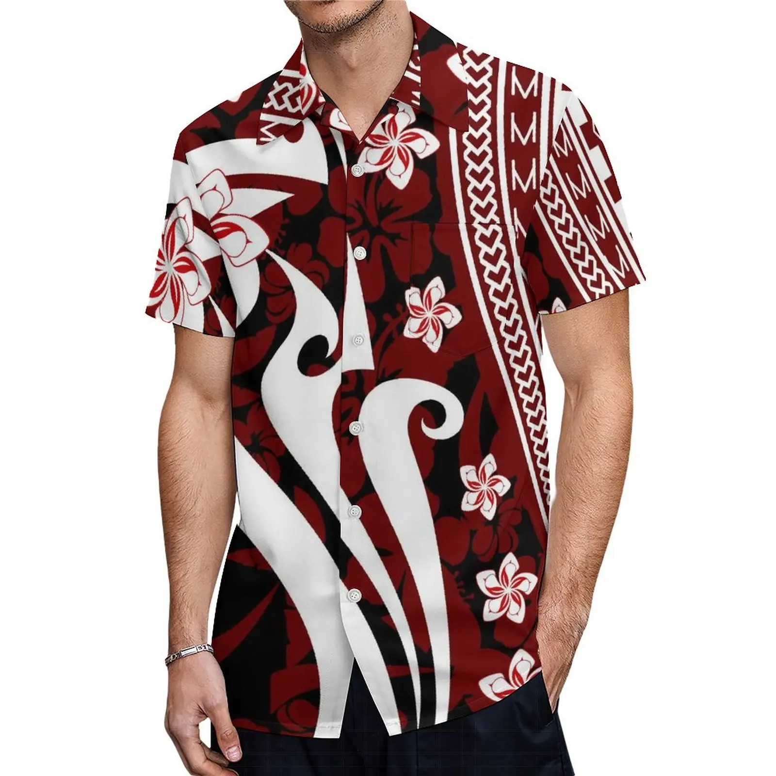 2025 Nieuwe Pacific Island Carnaval Fashion Party Familie Set Viering Kleding Vrouwen Mumu Jurk Heren Shirt Kinderkleding