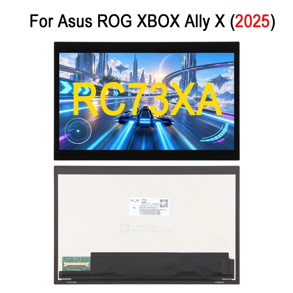 7-inch IPS LCD Screen For Asus ROG Xbox Ally X 2025 RC73XA, RC73XA Game Console Display Touch Screen Repair Replacement Part