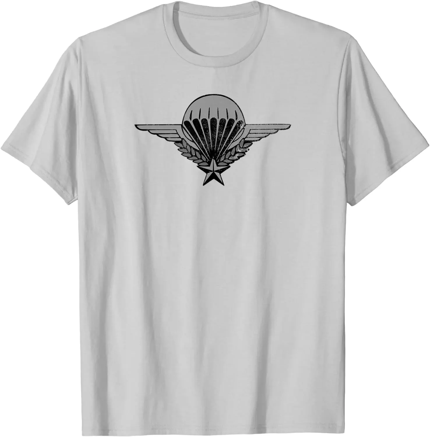 French Paratrooper Wings T-Shirt 100% Cotton O-Neck Summer Short Sleeve Casual Mens T-shirt Size S-3XL