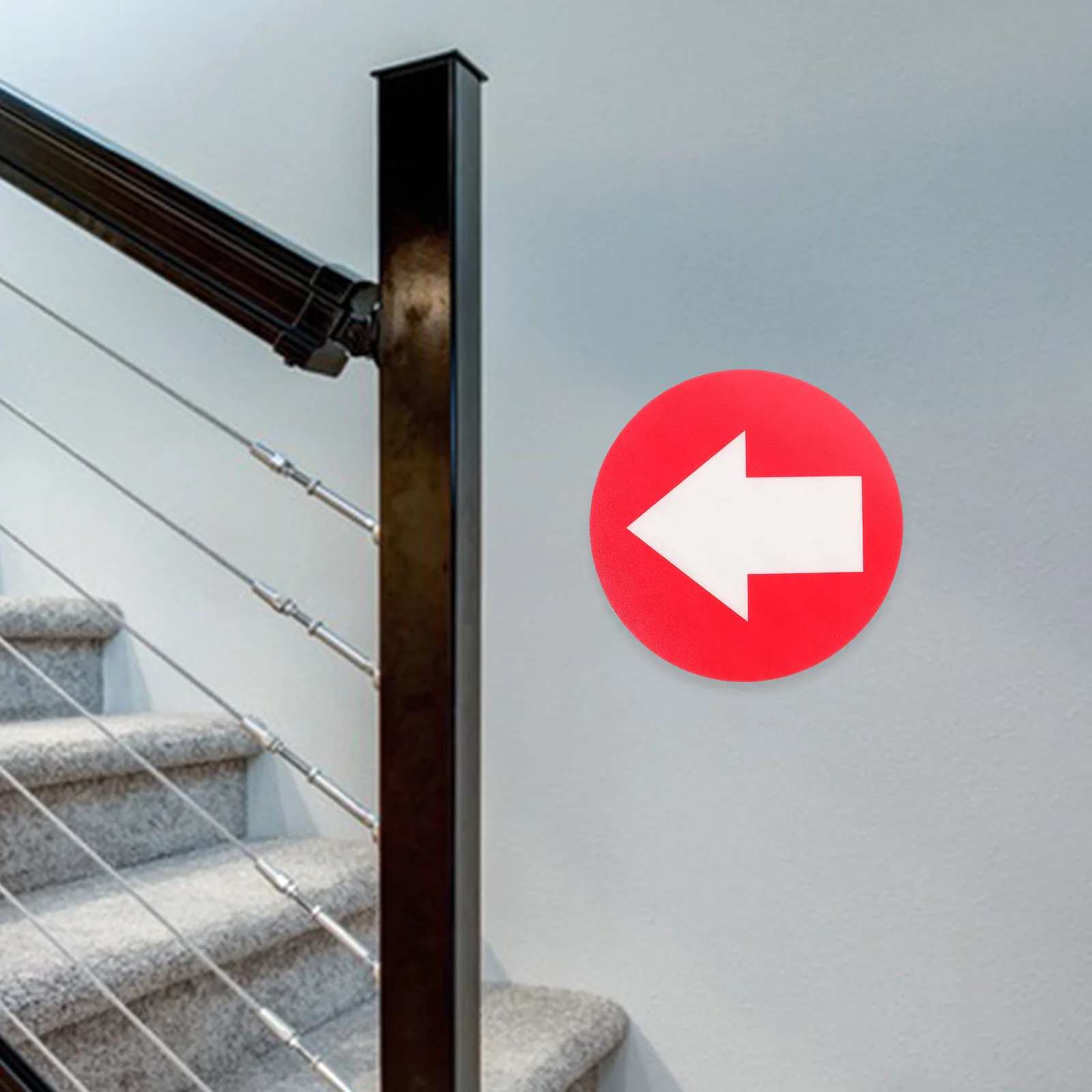 

10Pcs Reflective Trail Markers PVC Arrow Direction Signs for Outdoor Camping Stairway Bright Adhesive Waterproof Navigation