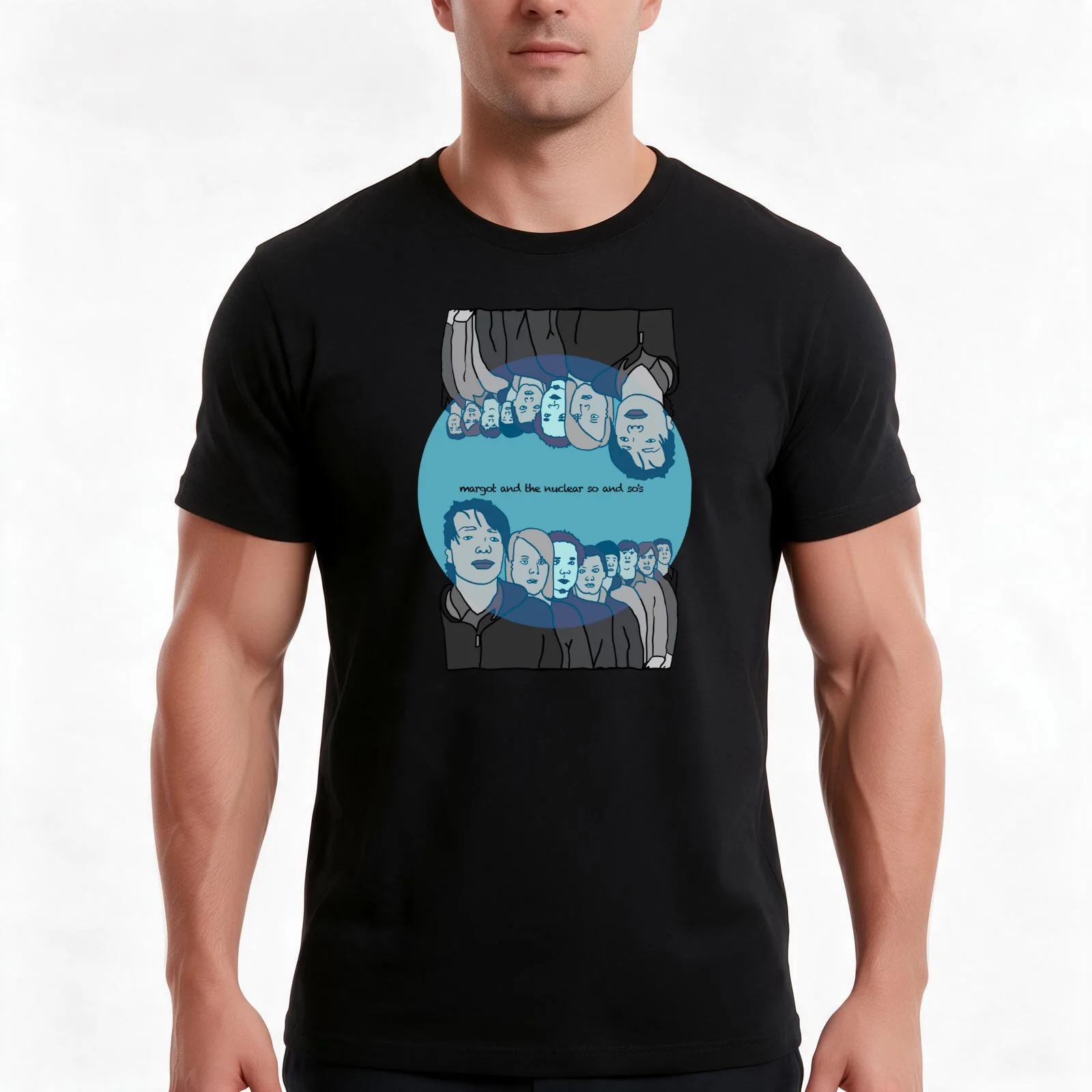 Margot & The Nuclear So And So's (Band Art) T-Shirt, Summer Casual Cotton Tee, Oversized Streetwear Tops, Vintage Graphic Print