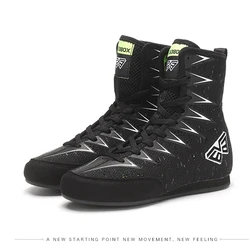 Brand V63 High Tube Boxing Shoes for Children Trainers Sneakers Cow Muscle Fighting Shoe Breathable Wrestling Shoes