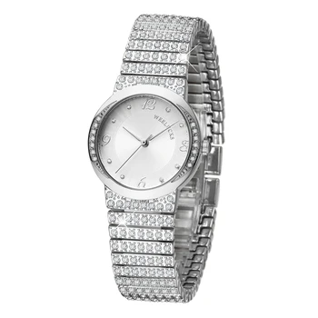 WEELUCKS K1001 Women's Watch Luxury Quartz Watches Full Diamond Band 3ATM Waterproof Fashion Elegant Sports Women‘s Wrist Watch’