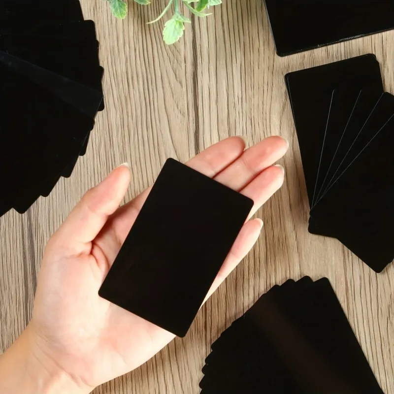 24 pcs 0.45mm Laser Engraving Cards with Durable Scratch Resistant, ideal for Sublimation Printing and Sublimation Printing