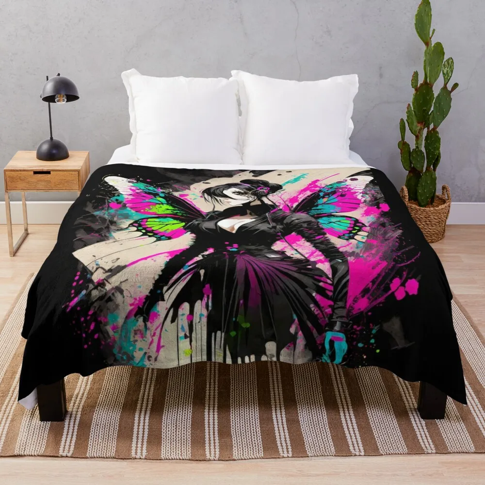 Blind Rebirth Dripping Away Throw Blanket Decorative Beds Bed covers Blankets