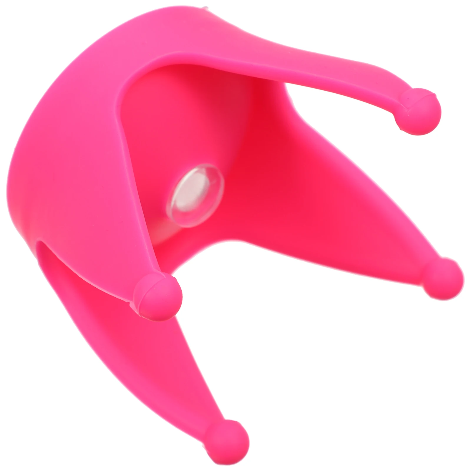

1pc Creative Decoration For Motorcycle Suction Cup Durable Silicone Ornament Horns Decorations