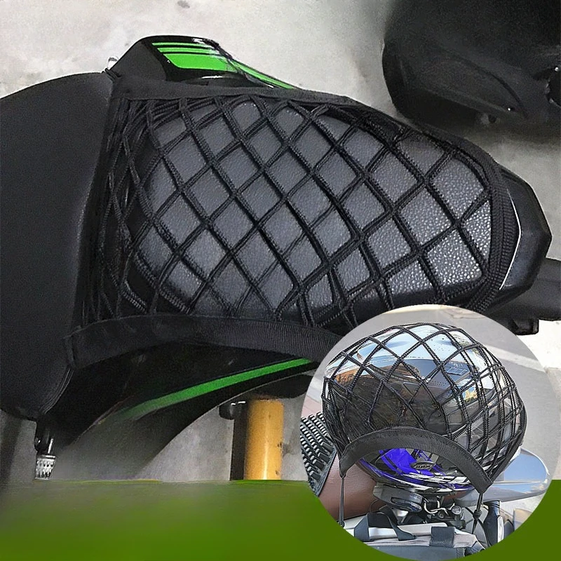 Motorcycle Helmet Storage Case Bag Motorcycle Luggage Net Hook Holding Bag Cargo Bicycle Pedals Net Tank