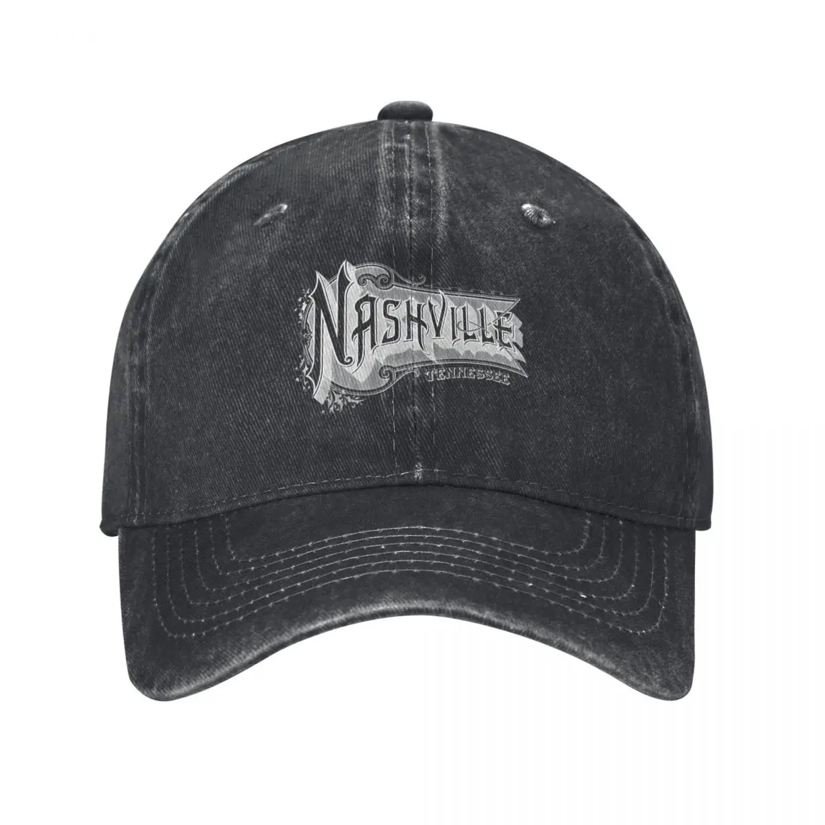 Vintage Nashville, TN Baseball Cap western Hat Military Tactical Cap Cosplay Men Luxury Brand Women's