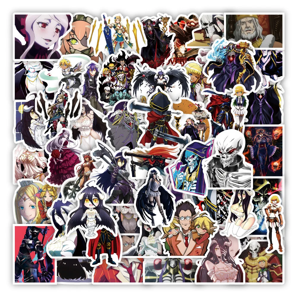 10/30/50 قطعة جديد أفرلورد أنيمي الكتابة على الجدران ملصقات الزخرفية DIY بها بنفسك الغيتار الهاتف المحمول كوب ماء سكيت ملصقات مقاومة للماء #2