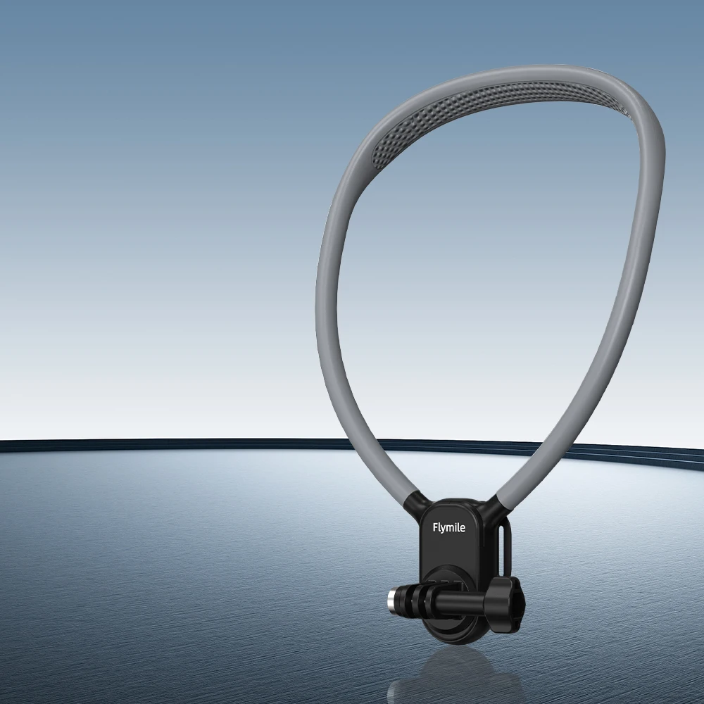 Flymile Supporto per collo in silicone a sgancio rapido per DJI Action 5 Pro/Osmo 360/Gopro/Insta 360 Accessori Supporto per torace