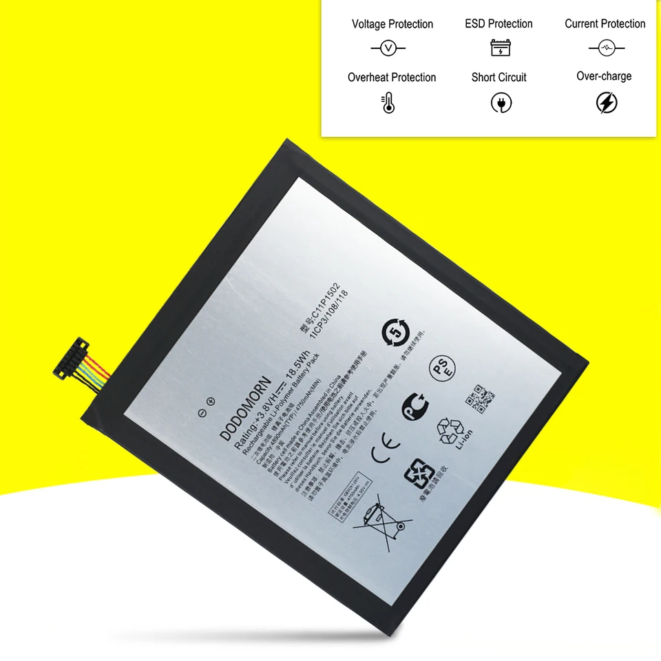 Batería C11P1502 100% nueva de alta calidad para ASUS ZenPad 10 Z300C Z300CL Z300CG P023 P01T 10.1 Teléfono móvil en stock entrega rápida 4