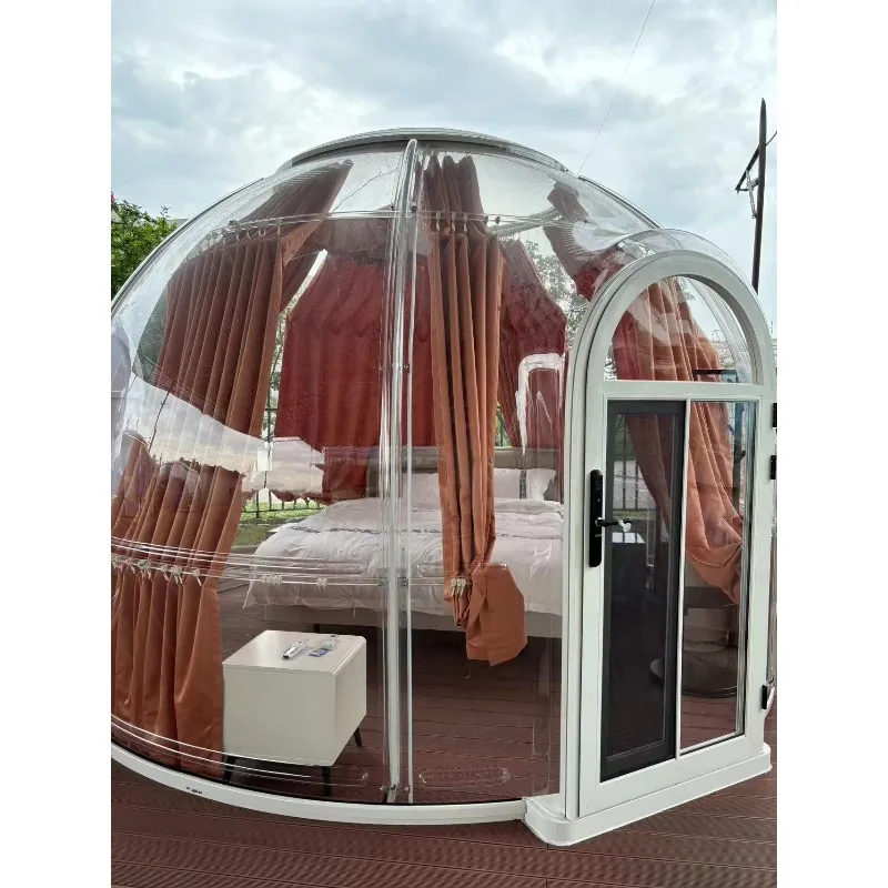 Detachable Bubble Room PC Modern Waterproof Bubble Room Hotel Crystal Dome House Starry Sky Outdoor Tent Installation for Israel