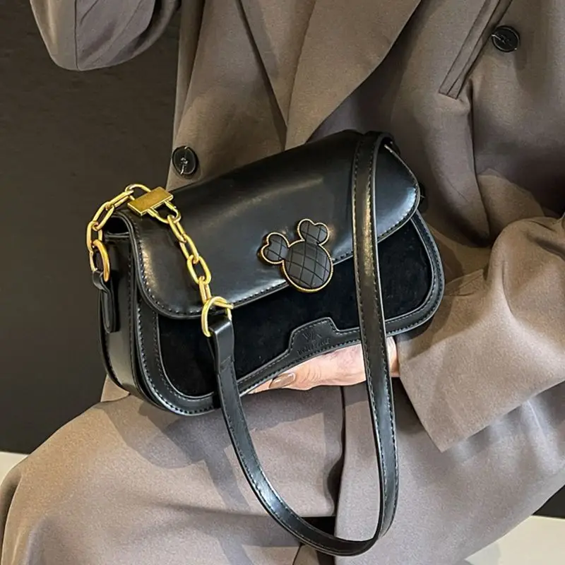 

Модная сумка с цепочкой и магнитной застежкой, женская сумка в стиле ретро в стиле пэчворк, большая вместительная маленькая квадратная сумка, женская высококачественная сумка через плечо