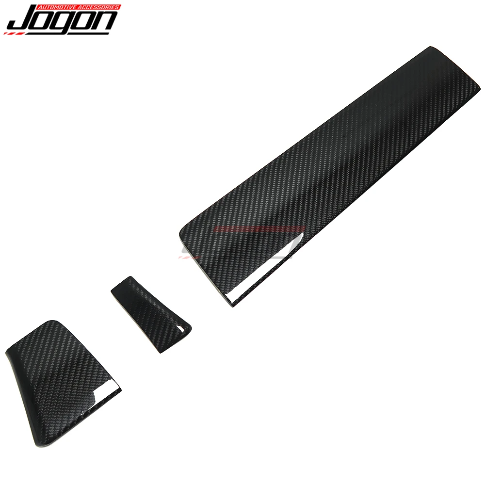 100% Carbon Fiber For Porsche Macan 95B 2014-2022 Car Interior Moldings Console Door Dashboard Panel Strips Cover Accessories