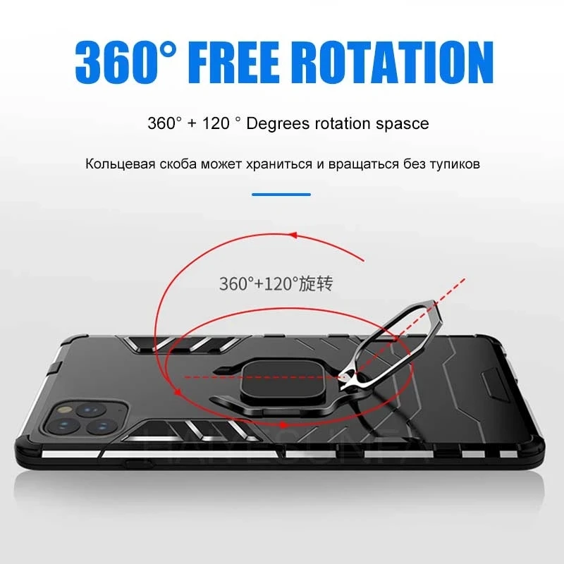 Na Iphone 15 Pro etui na pierścionek magnetyczny odporny na wstrząsy pokrowiec na Apple IPhone15 I telefon 15 Max Plus 5G Fundas etui ochronne