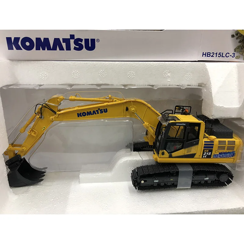 

UH Diecast 1:50 Scale 8135 Komatsu HB215LC Hybrid Alloy Excavator Engineering Model Collection Souvenir Display