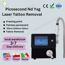 Professionele Q Switch Nd Yag Laser Tattoo Machine Picoseconde Laser 1320 1064 532nm Picoseconde machine