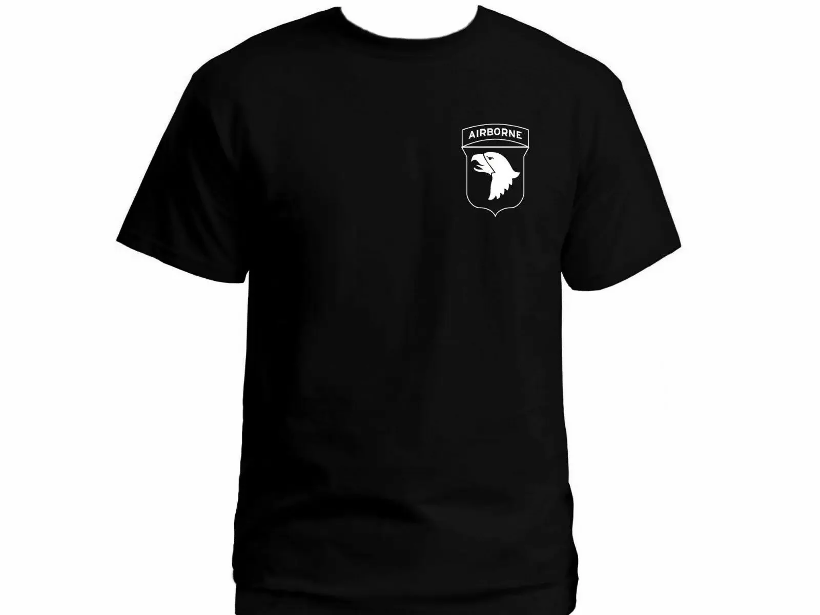 US Army 101st Airborne Division Screaming Eagle T-Shirt 100% Cotton O-Neck Summer Short Sleeve Casual Mens T-shirt Size S-3XL