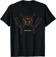 MINISO X Marvel Iron Man Arc Reactor Suit Poster T-Shirt
