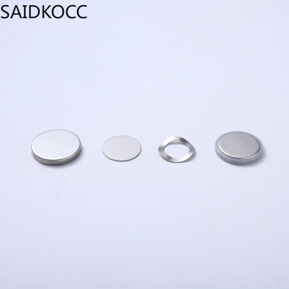 Pilha da Moeda de Saidkocc Cr2032 com o Espaçador da Mola do O-ring para a Pesquisa da Bateria Cases da