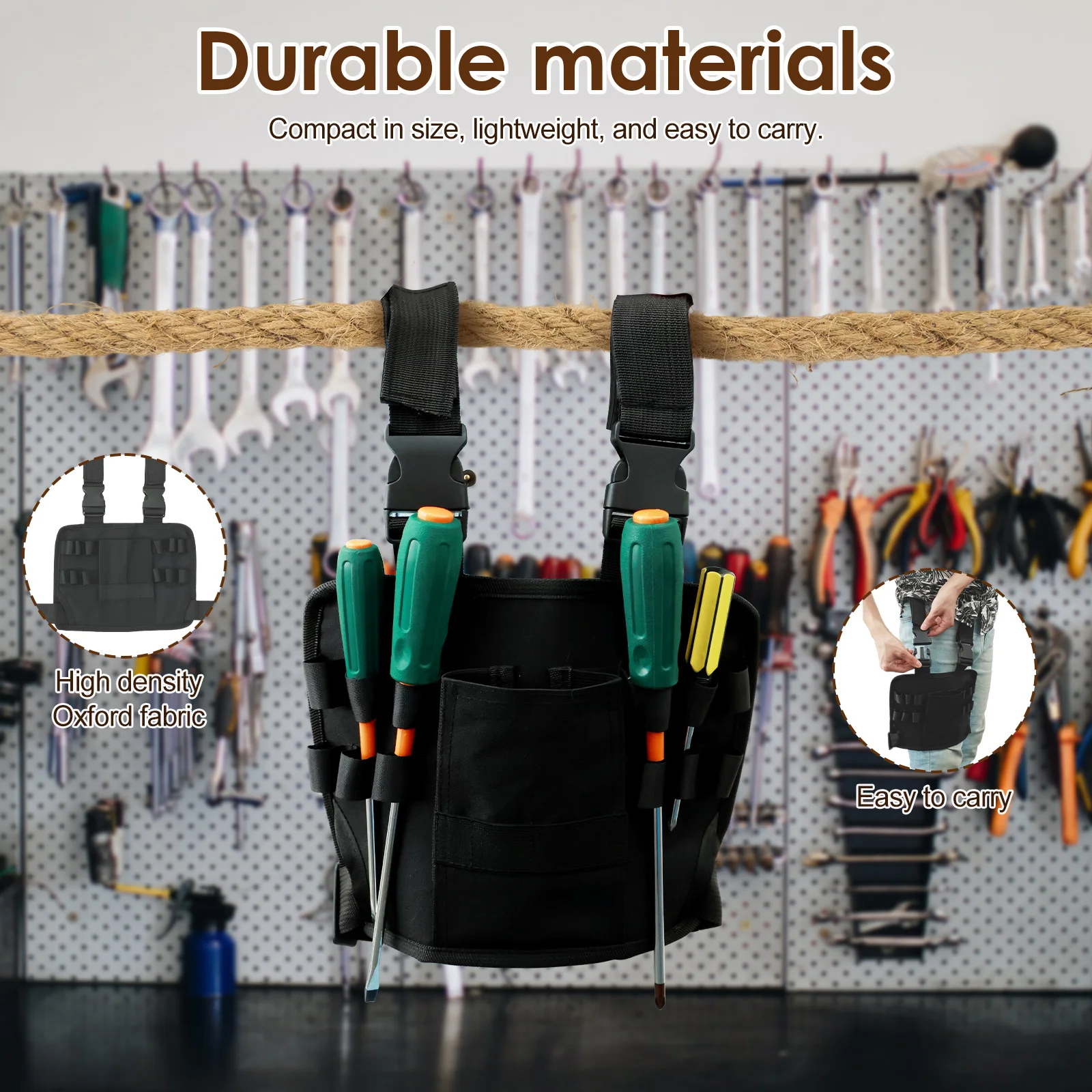 Tool Pouch for Leg Multifunctional Tool Storage Bag Electrician Toolkit Drill Leg Bag Wrench Screwdriver Tool Bags Organizer