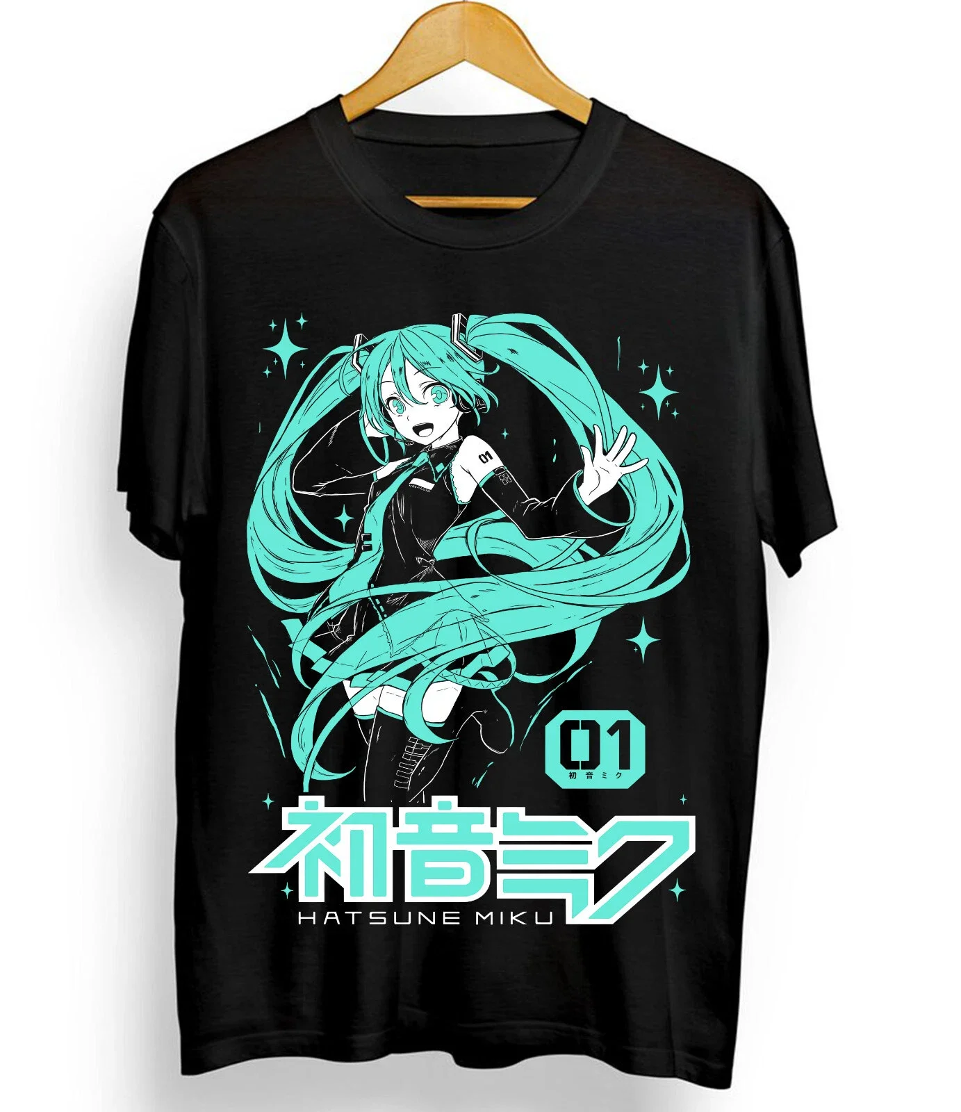 2026 Sommer Heißer Hatsune Miku Multi-Form-Charakter-Collage T-Shirt aus reiner Baumwolle für Erwachsene und Kinder – Subkultur Personalisiertes T-Shirt