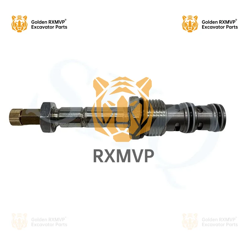 For HyunDAI New 13MM Pilot Electromagnetic Valve Valve Core with Adjusting Rod Control Valve Excavator Accessories