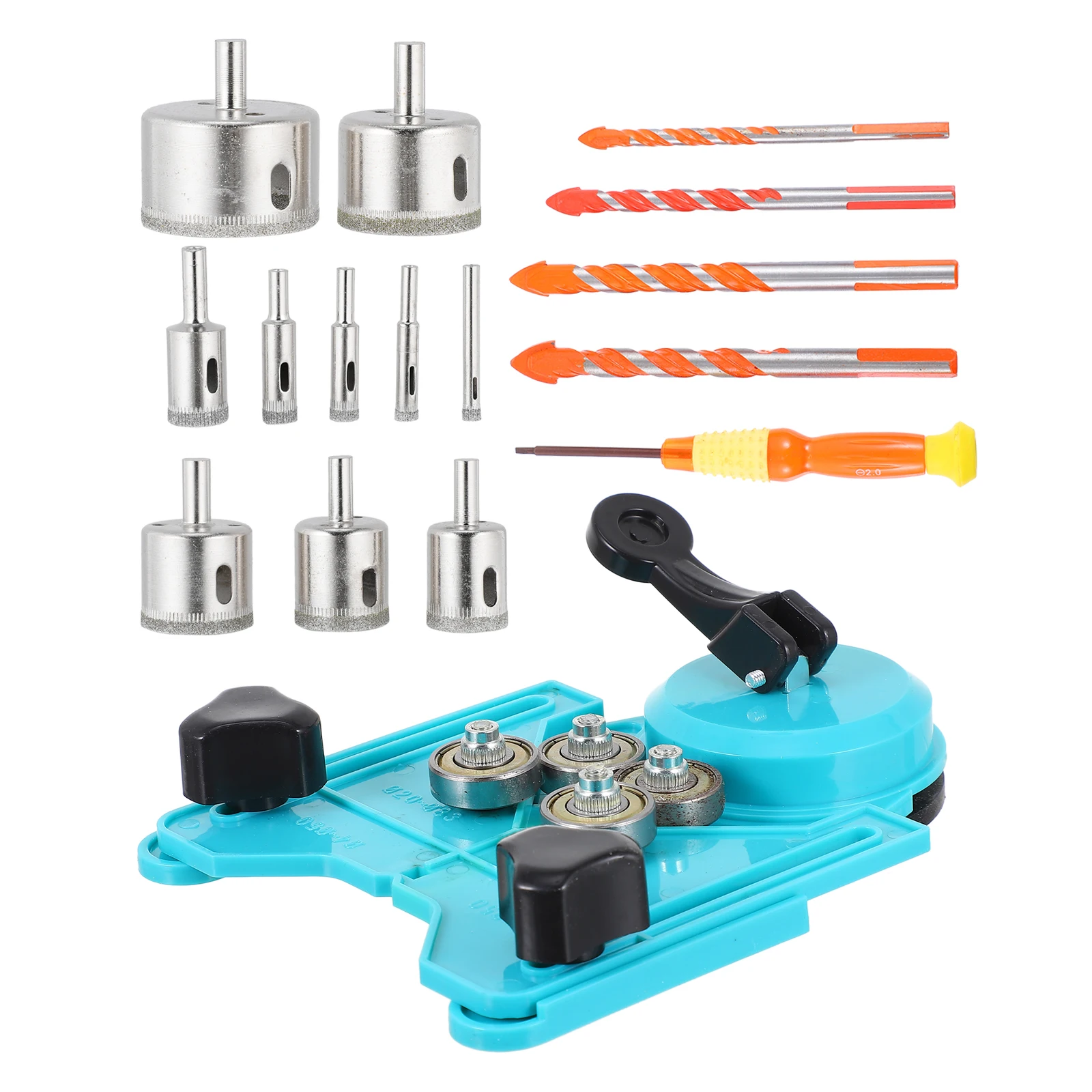 

1 set Hollow Core Drill Bit Set Diamond Coated Glass Marble Ceramic Tile Granite Hole Opener High Speed Tool