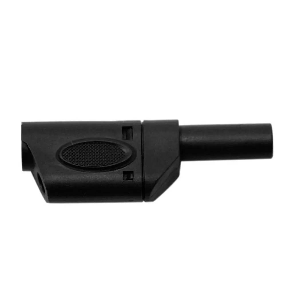 Safety 4MM Banana Plug Stackable Black Red Banana Plug Wire Solder Safety Sheath Insulated Safety