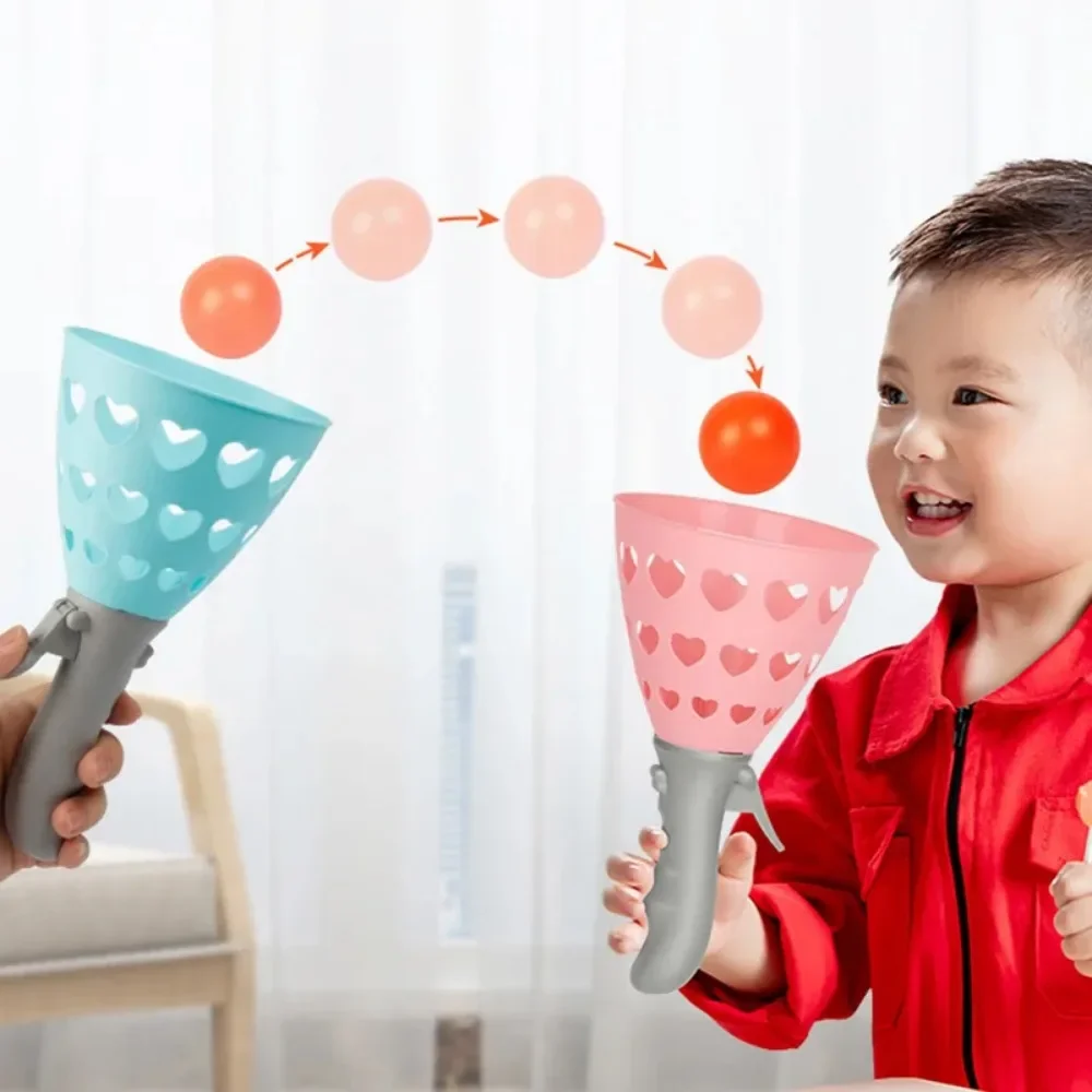 Juguetes interactivos de doble tiro para niños, para recibir, lanzar, recibir deportes para padres e hijos, para interiores y exteriores