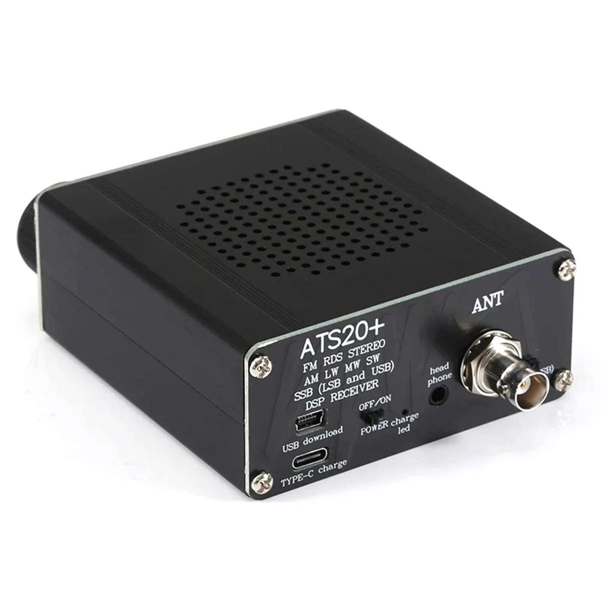 جهاز استقبال راديو ATS-20+ Plus V2 SI4732 SDR فعال مع شاشة OLED