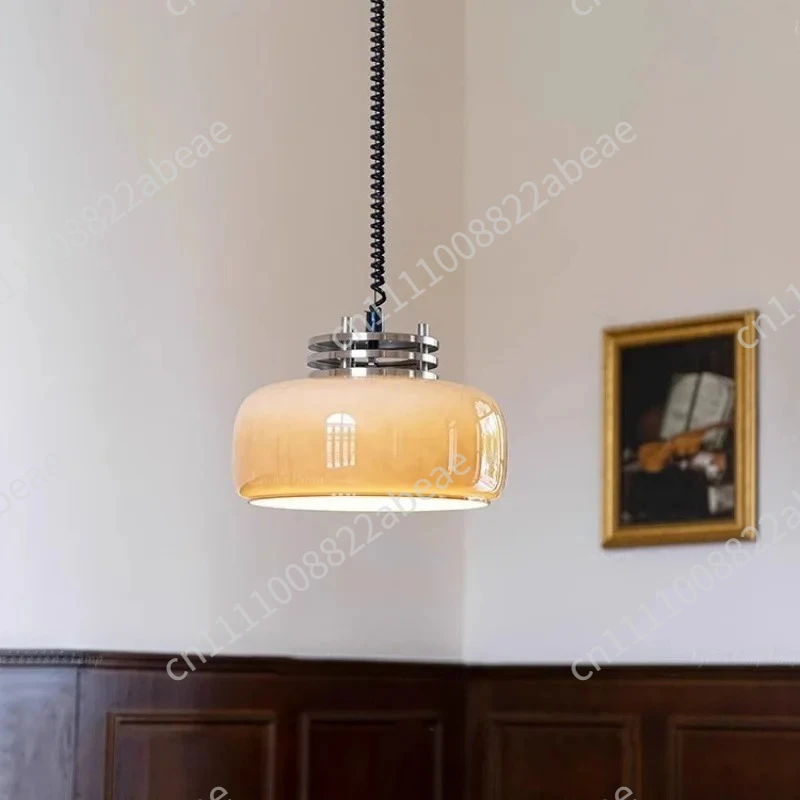 Vintage Style Chandelier Restaurant  Bar Counter Quiet Style Retractable Bedroom Island Counter Japanese Retro Designer Style