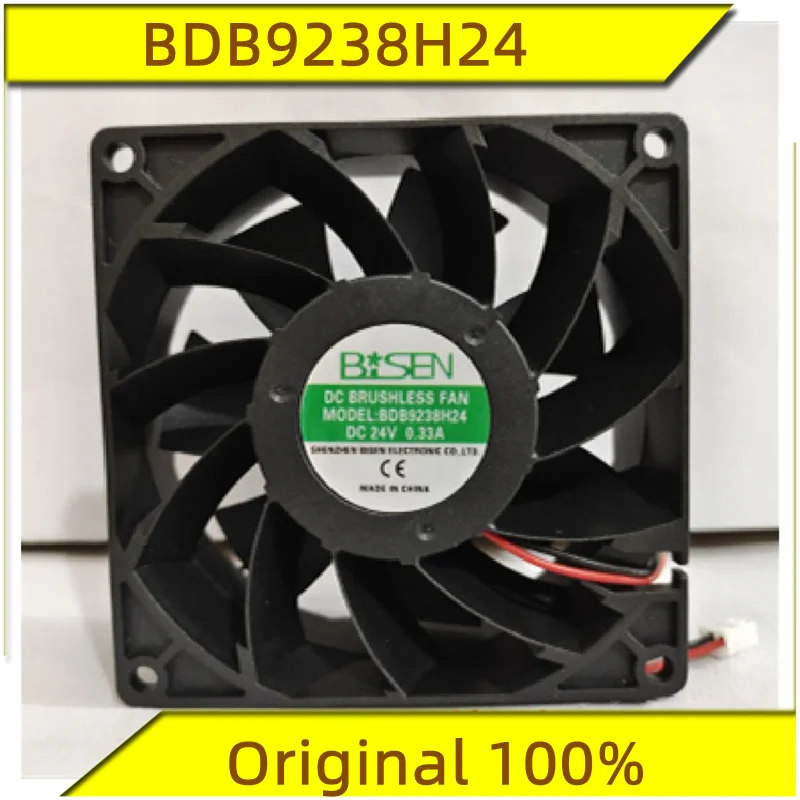 New original fan BDB9238H24 BISEN 9238 24V 0.33A 9CM inverter cooling fan