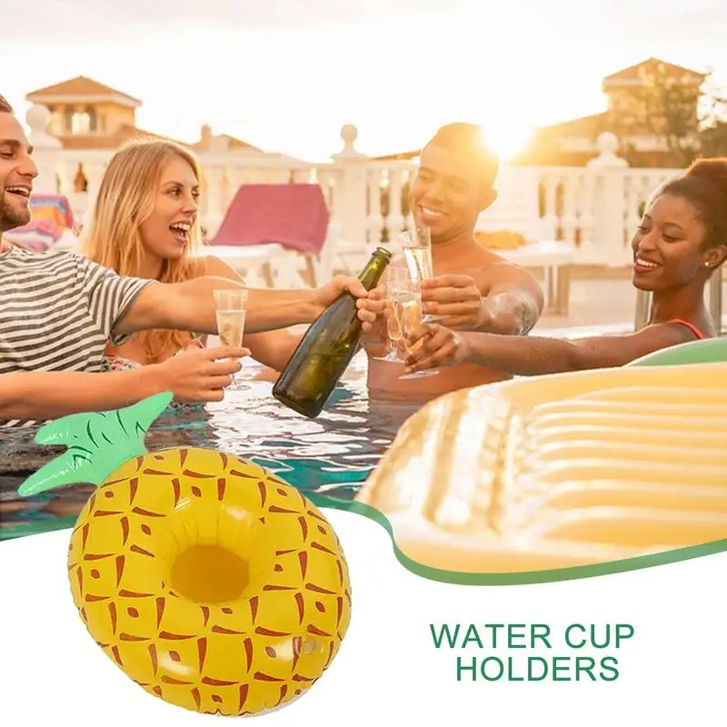 Porte-gobelet flottant pour boissons, jouets d'eau, sous-verres pour boissons, jouets d'extérieur amusants pour la natation, fournitures de fête pour jacuzzi