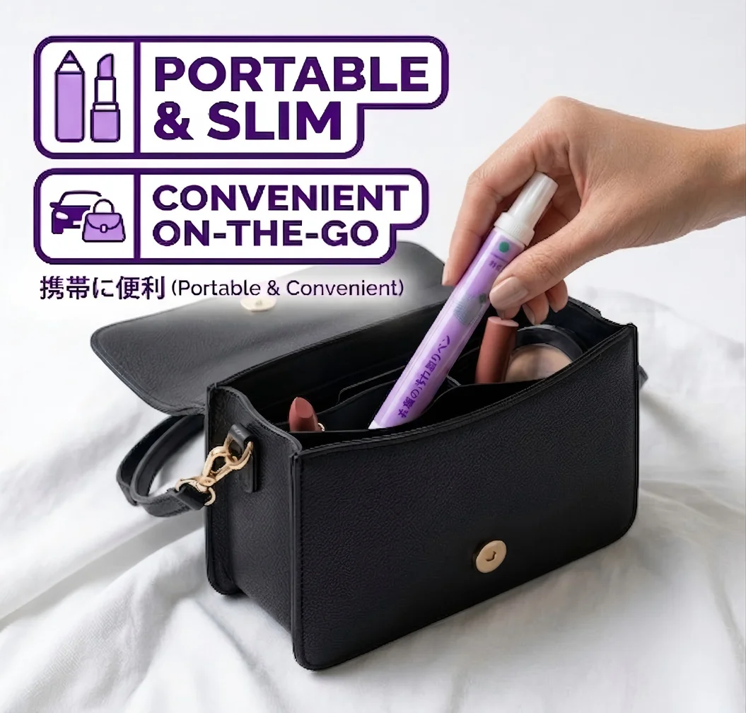 Portable Instant Stain Remover Pen Emergency Laundry Cleaning Stick for Coffee Tea Grease No-Wash Fabric Friendly Travel Size