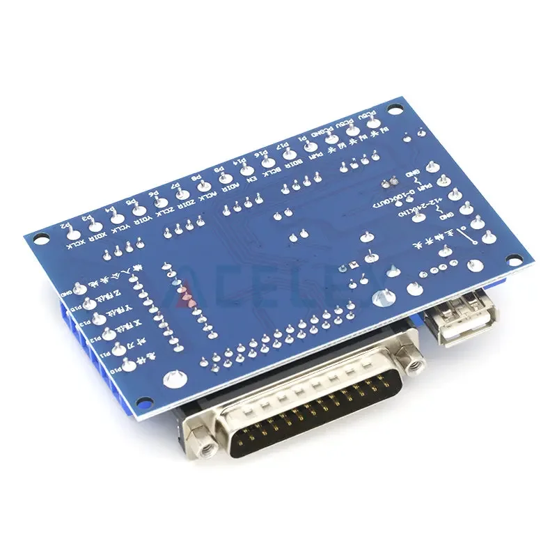 MACH3 Interface Board CNC 5 Axis With Optocoupler Adapter Stepper Motor Driver + USB cable